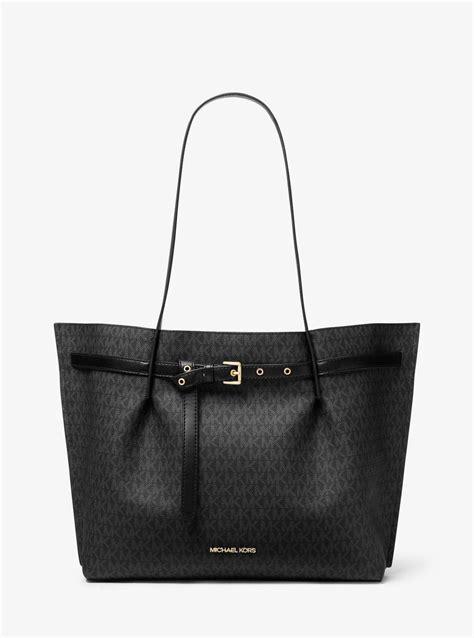 michael kors emilia large tote black|Michael Kors emilia small.